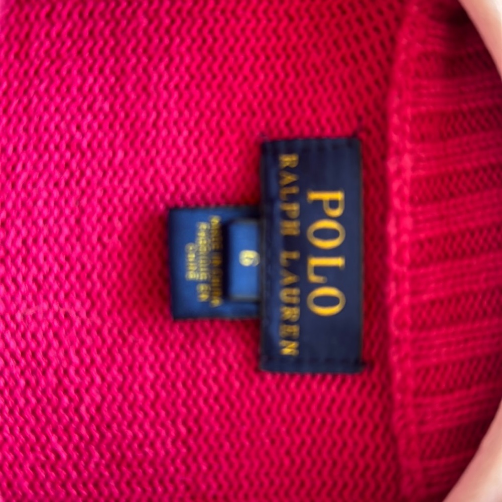 Polo Ralph Lauren dark pink size 6